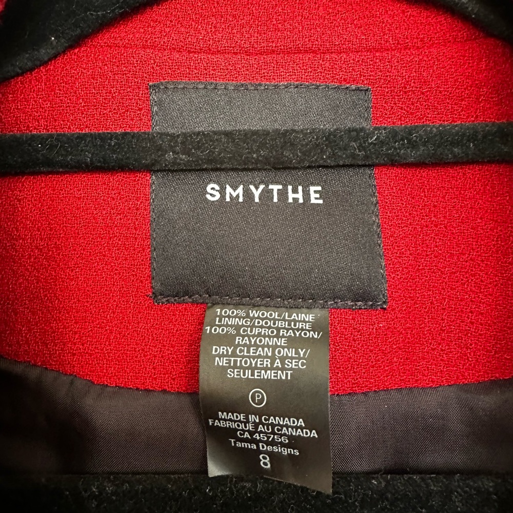 Smythe Scarlet Trench Coat - Picture 5 of 7